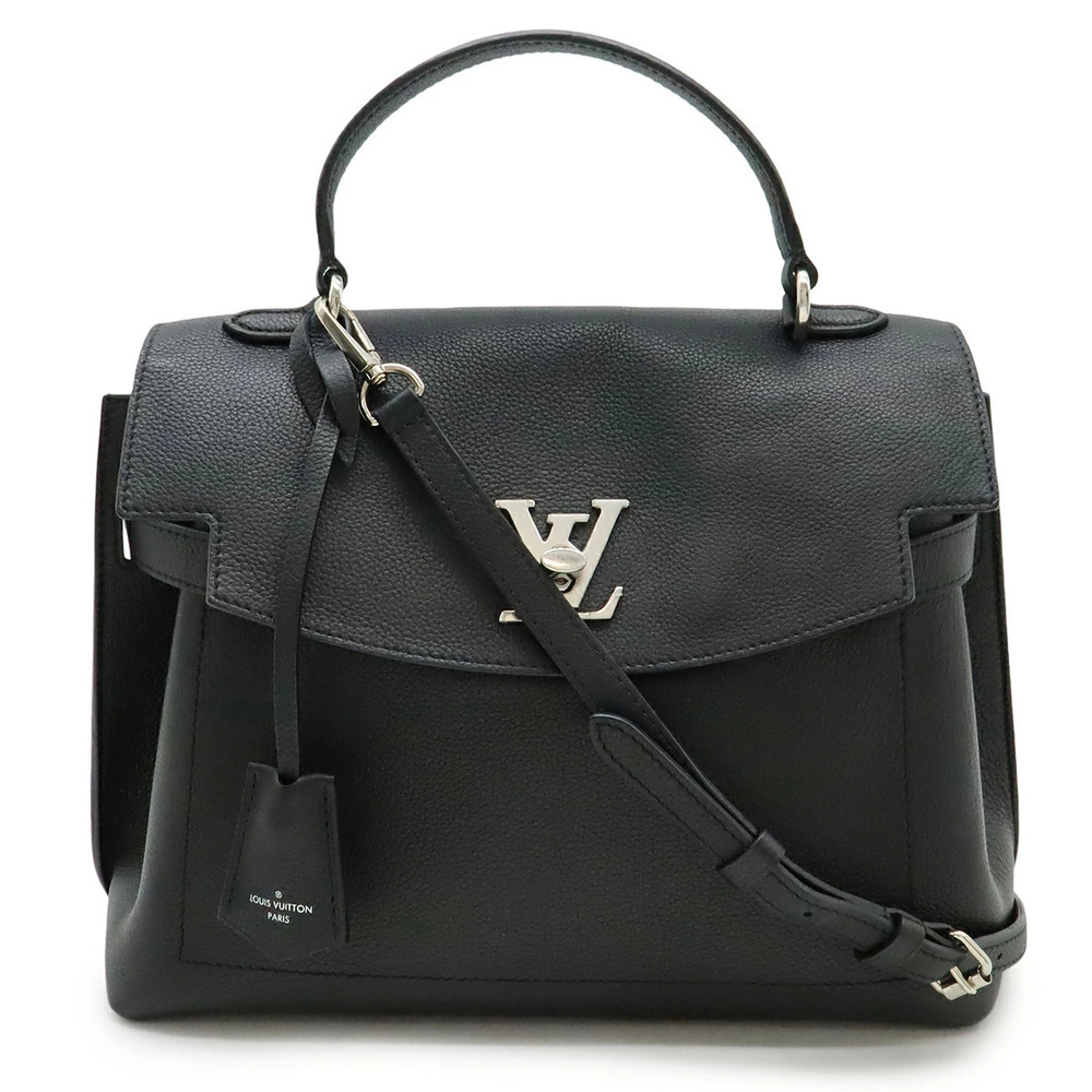 LOUIS VUITTON Lockme Ever 2way Shoulder Bag Leather Noir Black
